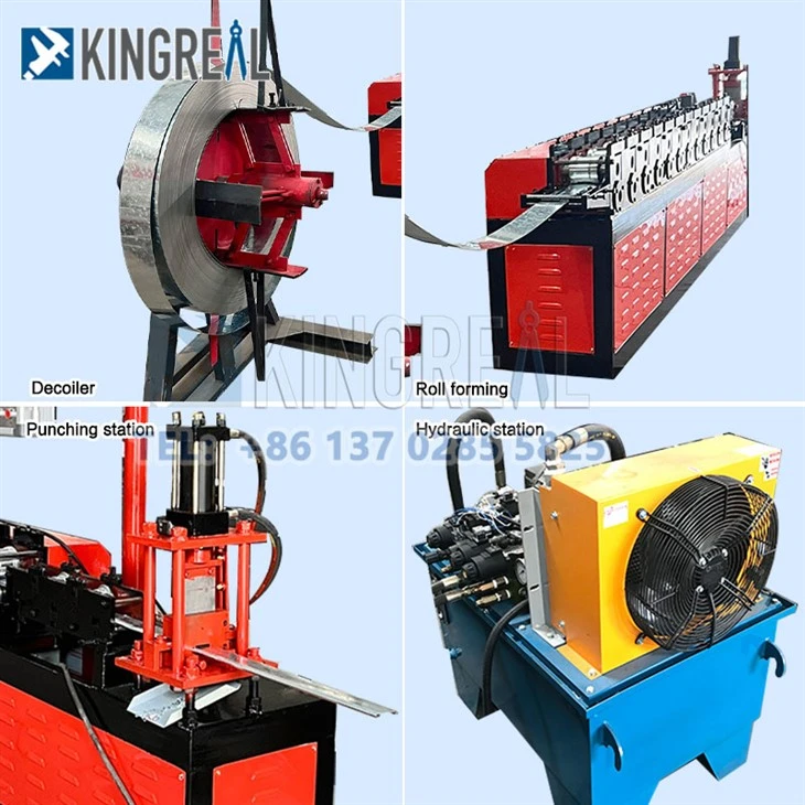 3-VCD Damper Blade Roll Forming Machine